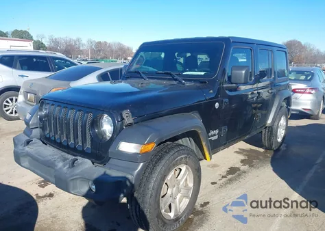 2019 Jeep Wrangler Unlimited Sport S 4X4 from USA, damaged, VIN 1C4HJXDG3KW573894